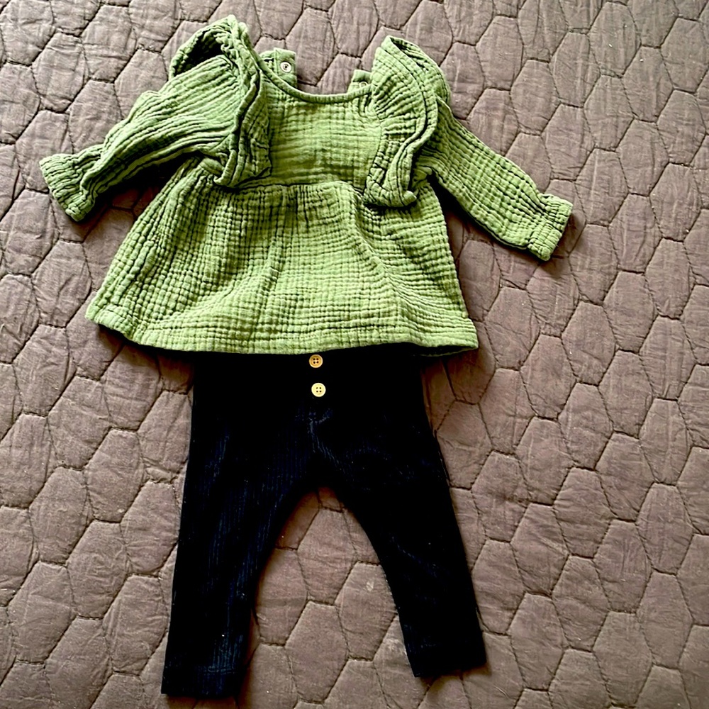 Baby girl, Cat&Jack set, 0-3 months